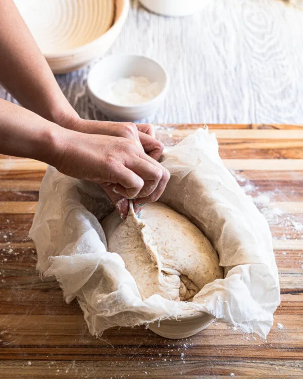 batard seam-side up