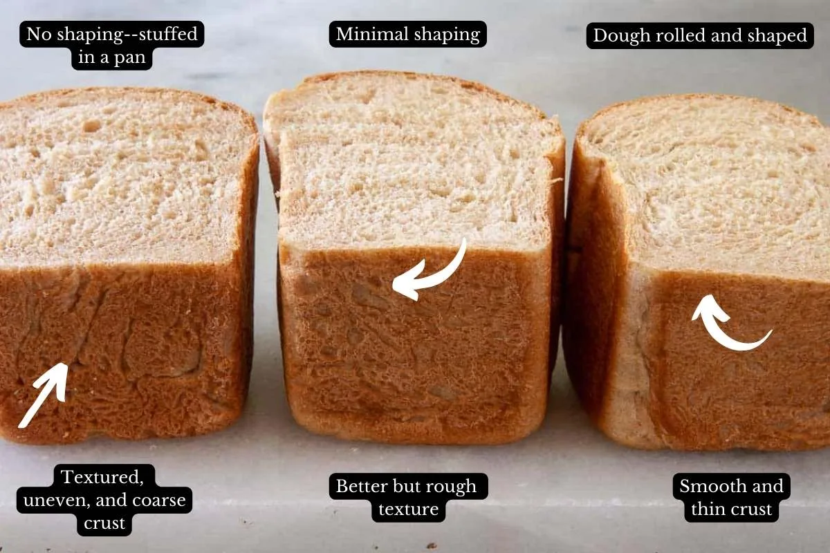 bread machine crust too thick