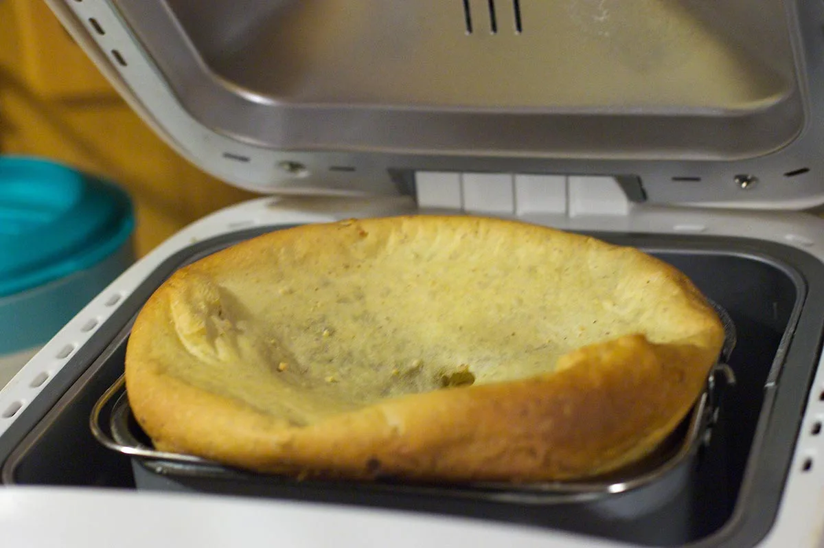 bread machine loaf collapses