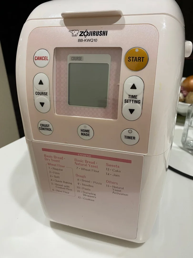 bread maker h01 error