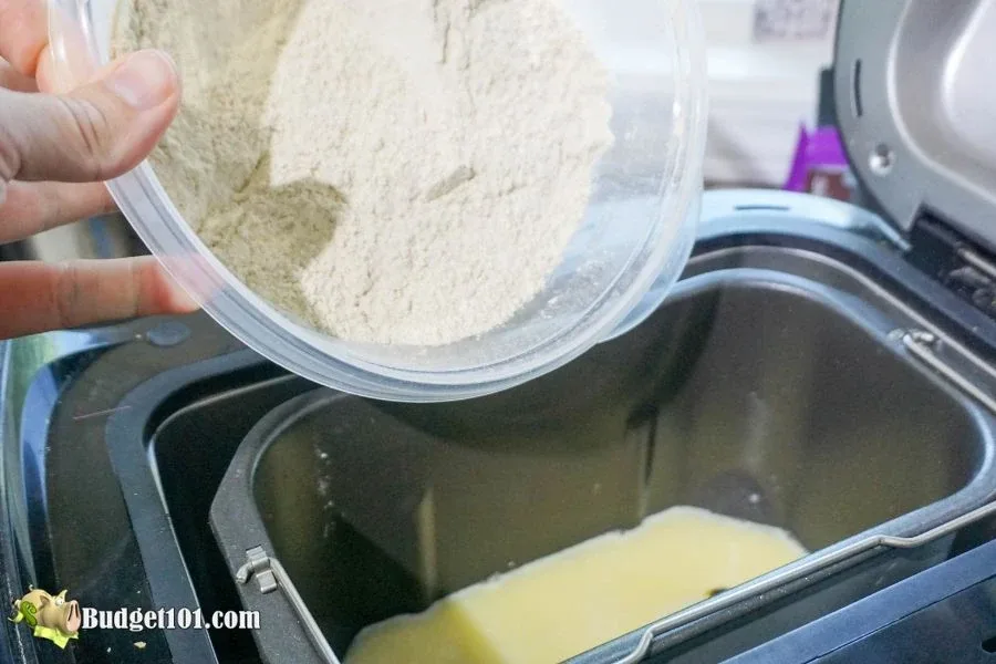 bread maker pan layering order