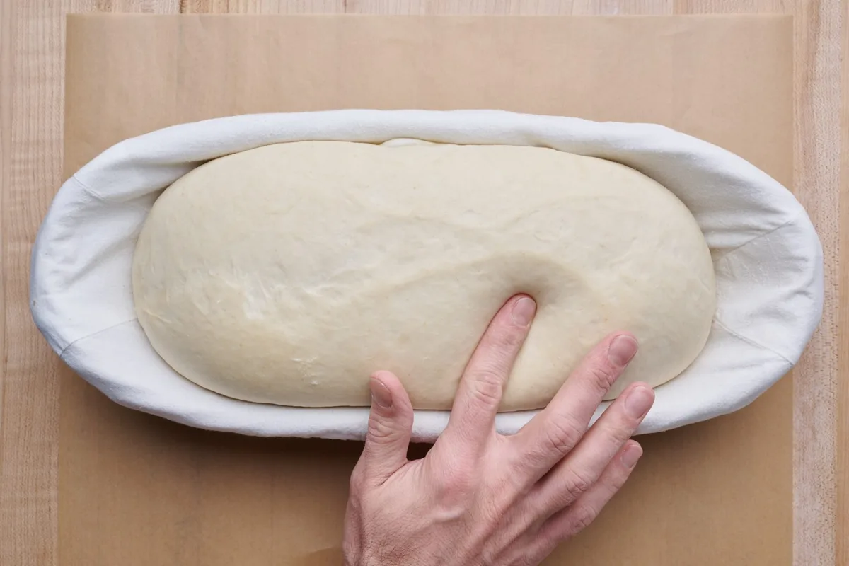 finger poke test sourdough
