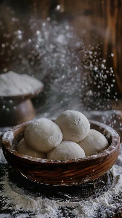 kneaded dough ball