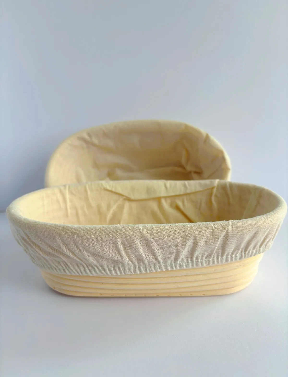 oval banneton with dutch oven