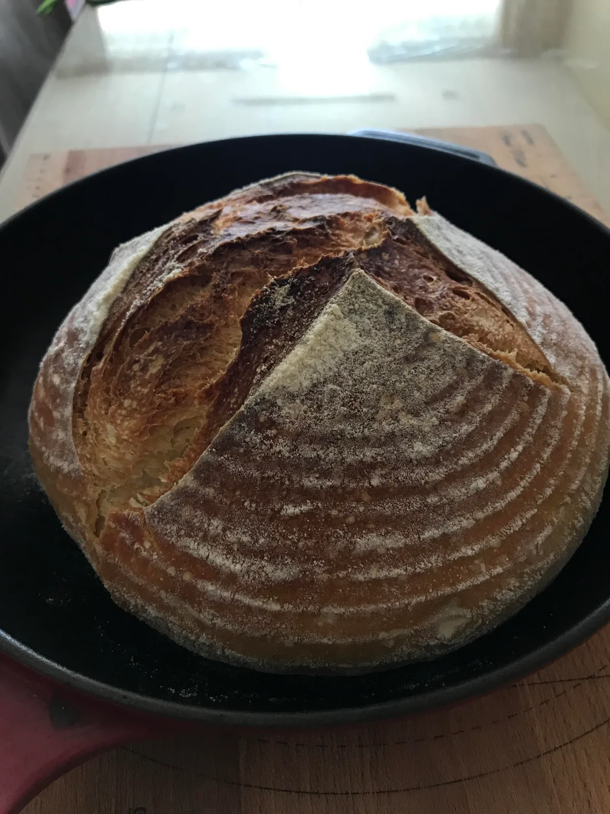 rice flour dusting for banneton