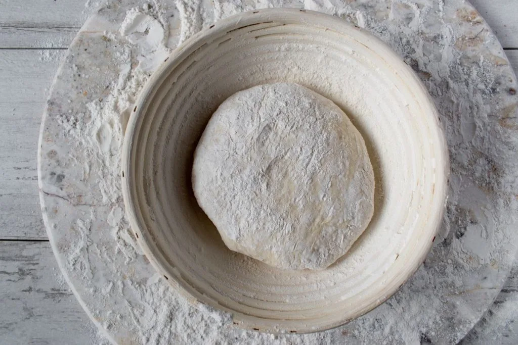 rice flour dusting