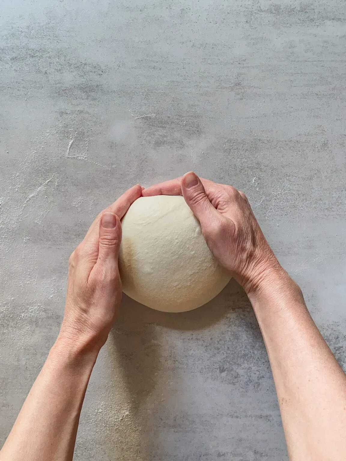 shaped boule dough
