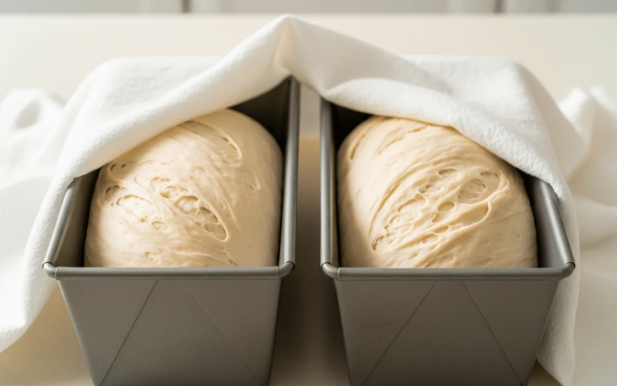 shaped dough proofing