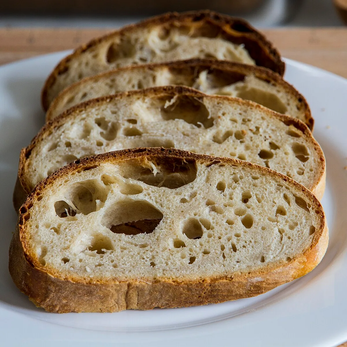 sourdough loaf crumb structure