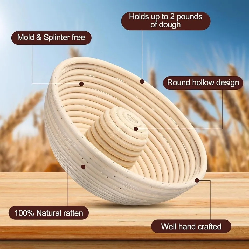 what size proofing basket for rye bread