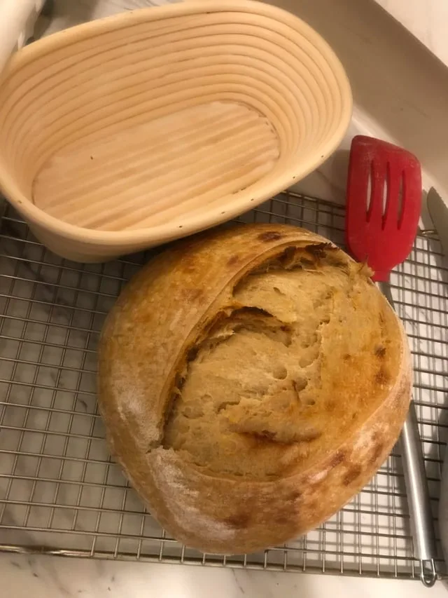 why flour a proofing basket